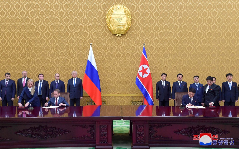 Protocol Signed between DPRK and Russia