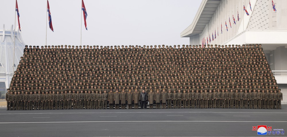 Respected Comrade Kim Jong Un Has Photo Session with Participants in Fourth Conference of Battalion Commanders and Political Instructors of KPA