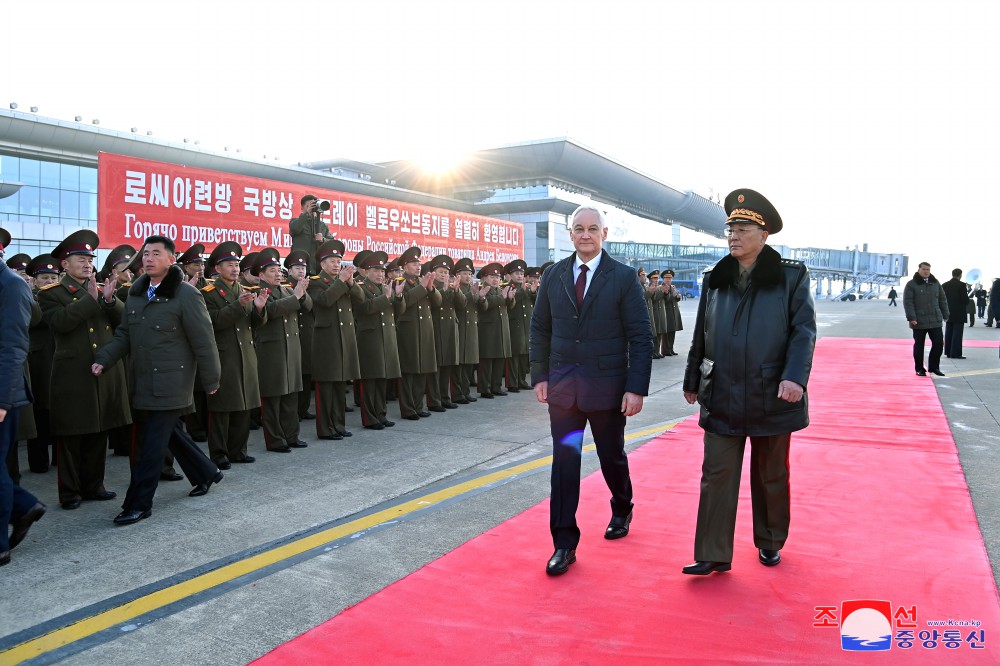 Military Delegation of Russian Federation Arrives in Pyongyang