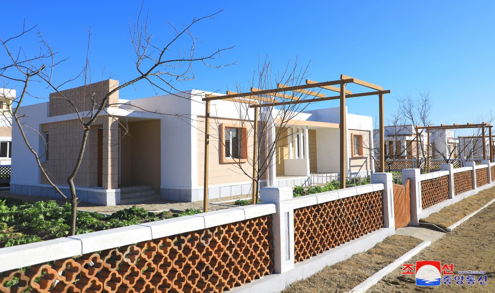 New Houses Built in Countryside of DPRK