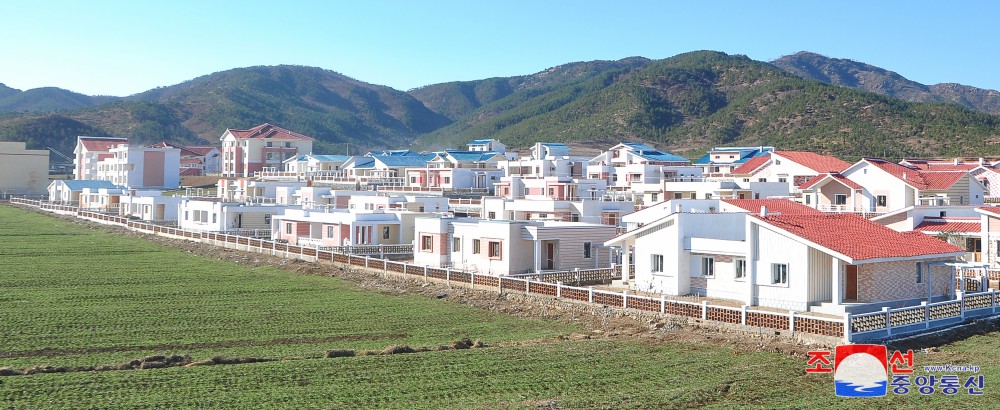 New Houses Built in Kaesong of DPRK