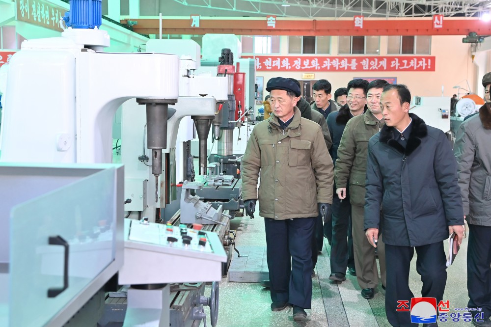 DPRK Premier Inspects Industrial Establishments