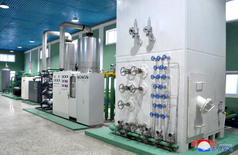 Jagang Provincial Medical Oxygen Factory Inaugurated in DPRK