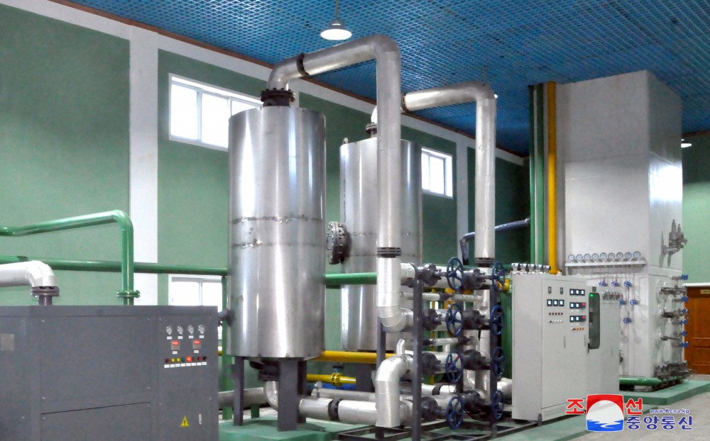 Jagang Provincial Medical Oxygen Factory Inaugurated in DPRK