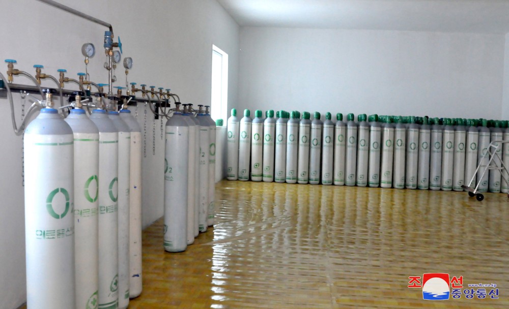 Jagang Provincial Medical Oxygen Factory Inaugurated in DPRK