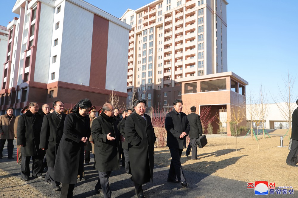 평안북도 피해지역 살림집 준공식 성대히 진행