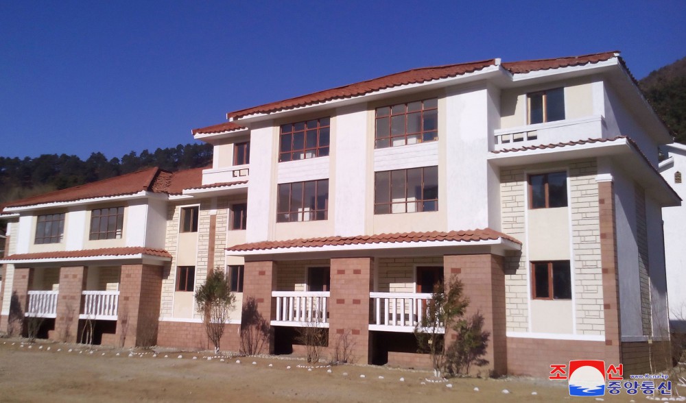 New Houses Built in S. Phyongan Province of DPRK