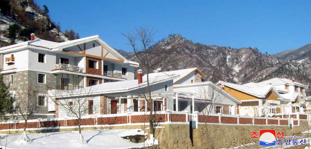 New Houses Built in S. Phyongan Province of DPRK