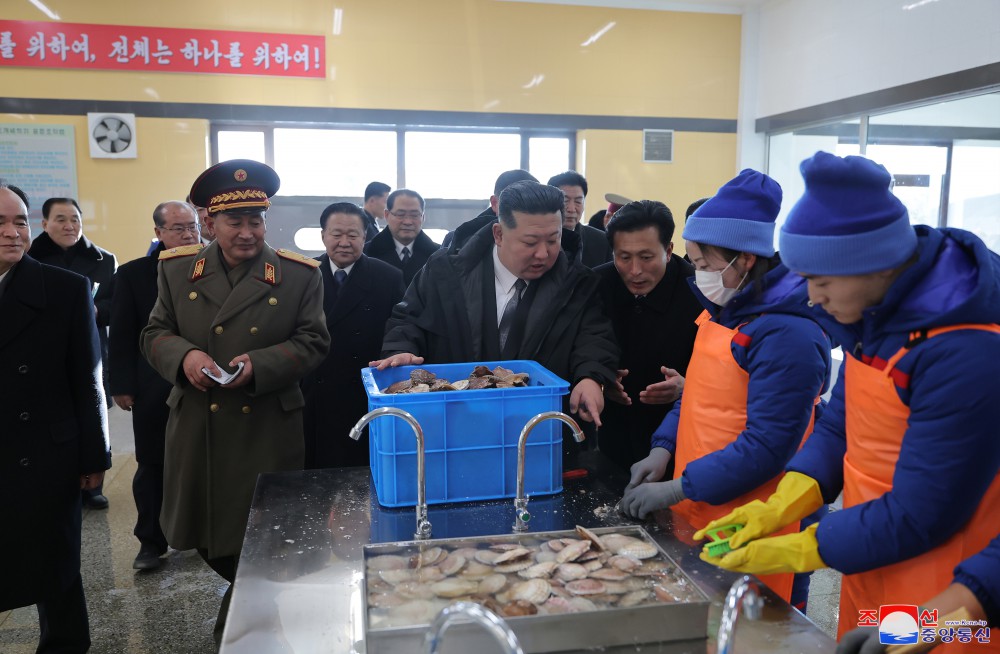 신포시바다가양식사업소 준공식 성대히 진행