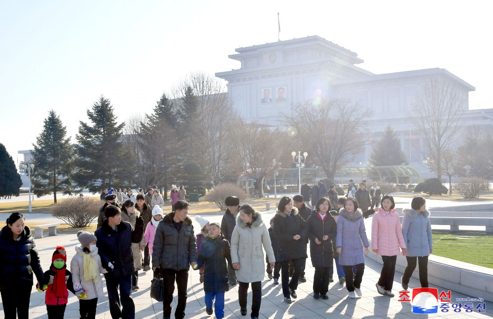 DPRK People Significantly Greet New Year