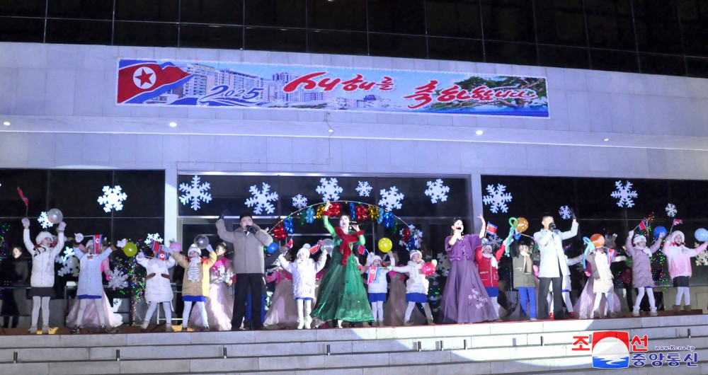 DPRK People Significantly Greet New Year