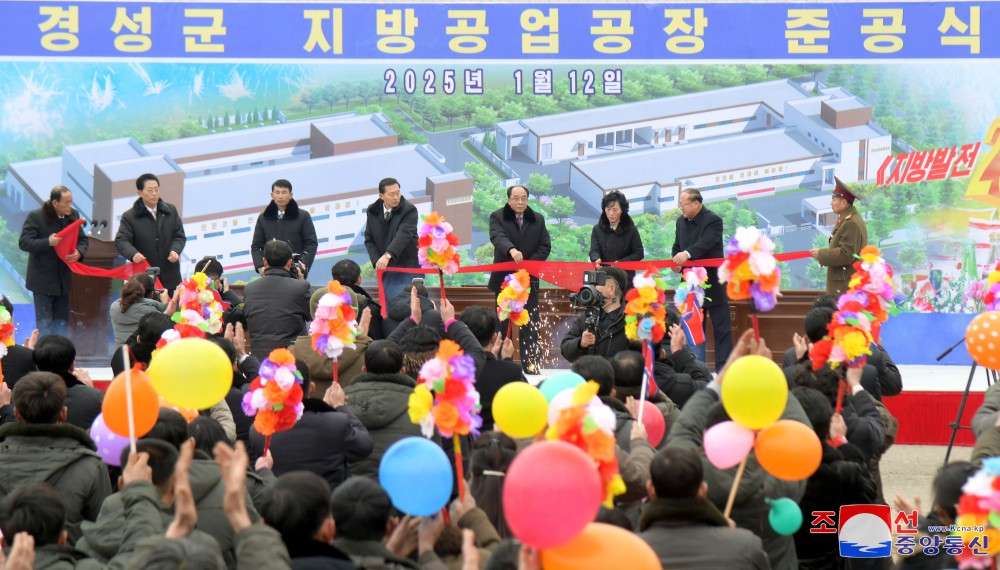 《경애하는 원수님의 은덕으로 경성이 변했습니다》