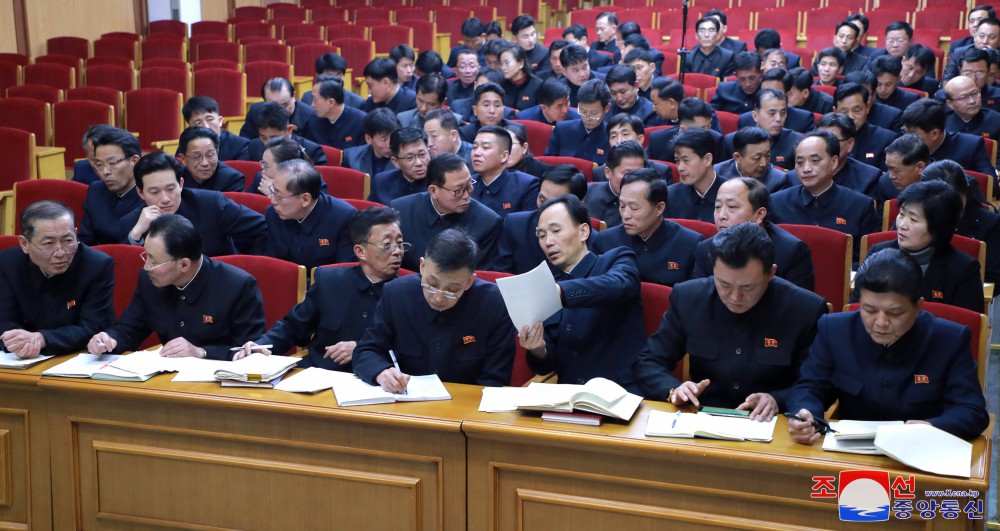 Enlarged Plenary Meetings of Party Committees Held at Ministries and National Agencies of DPRK