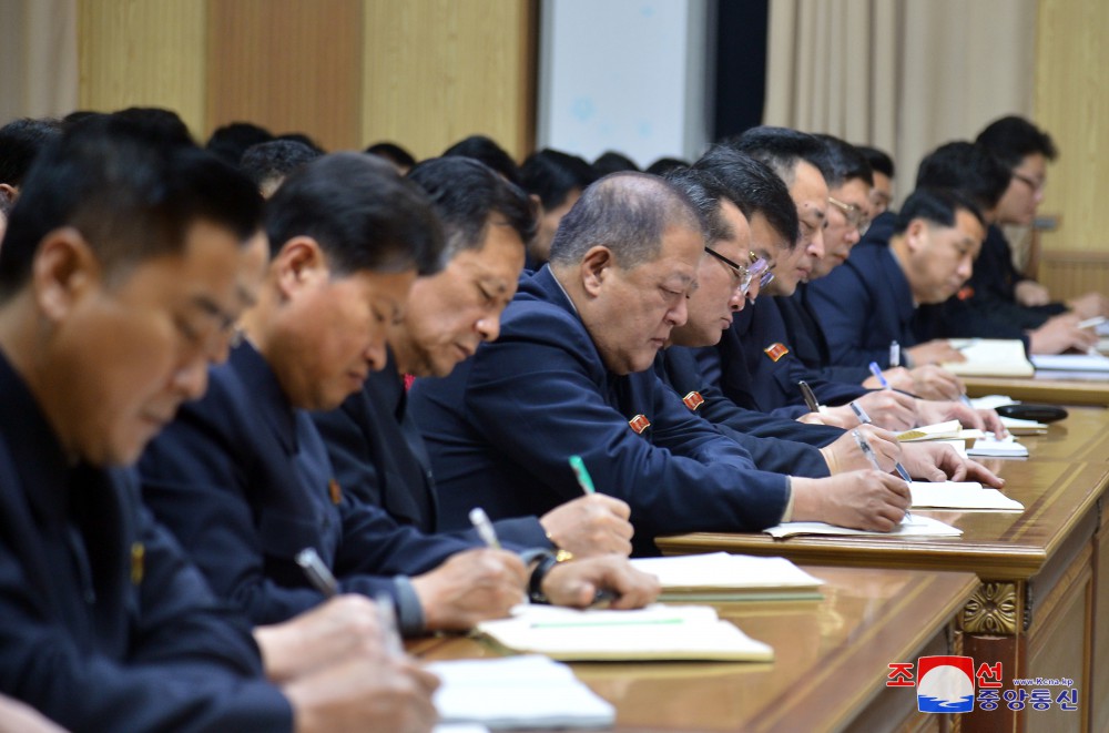 Enlarged Plenary Meetings of Party Committees Held at Ministries and National Agencies of DPRK