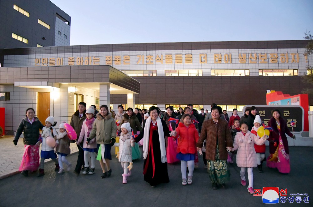 Regional-Industry Factories Inaugurated in Yonthan County of DPRK