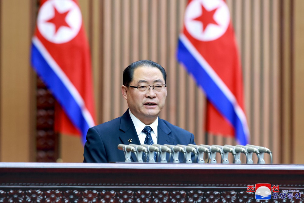 DPRK Premier Takes Oath at Twelfth Session of 14th SPA