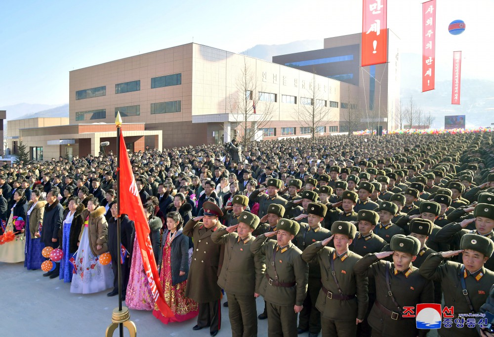 Modern Regional-industry Factories Built in Usi County of DPRK