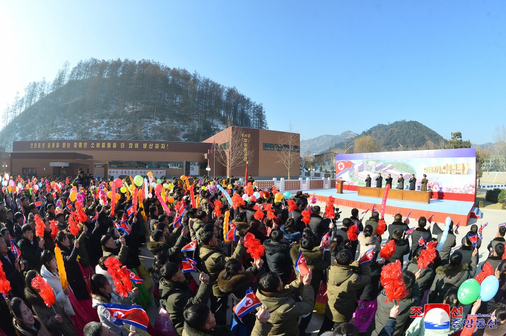 Modern Regional-industry Factories Built in Usi County of DPRK