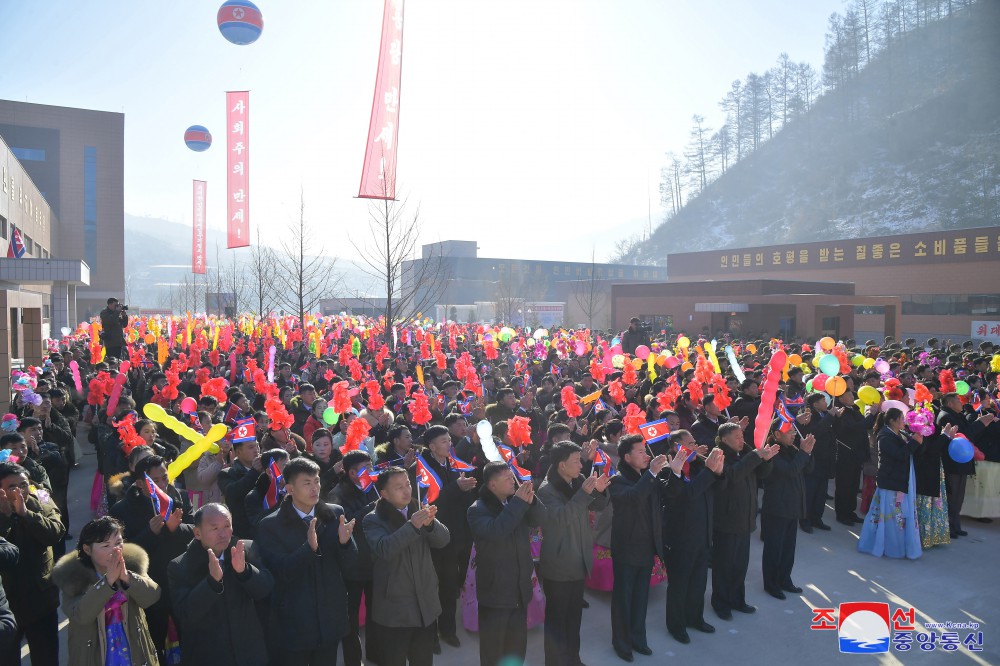 Modern Regional-industry Factories Built in Usi County of DPRK