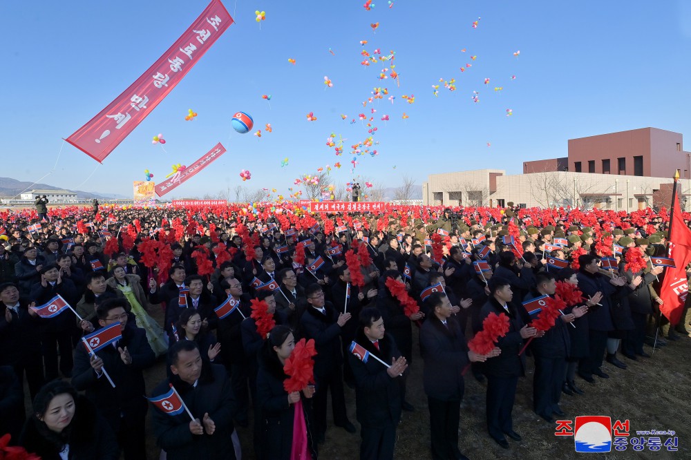 Regional-industry Factories Inaugurated in Kosan County of DPRK