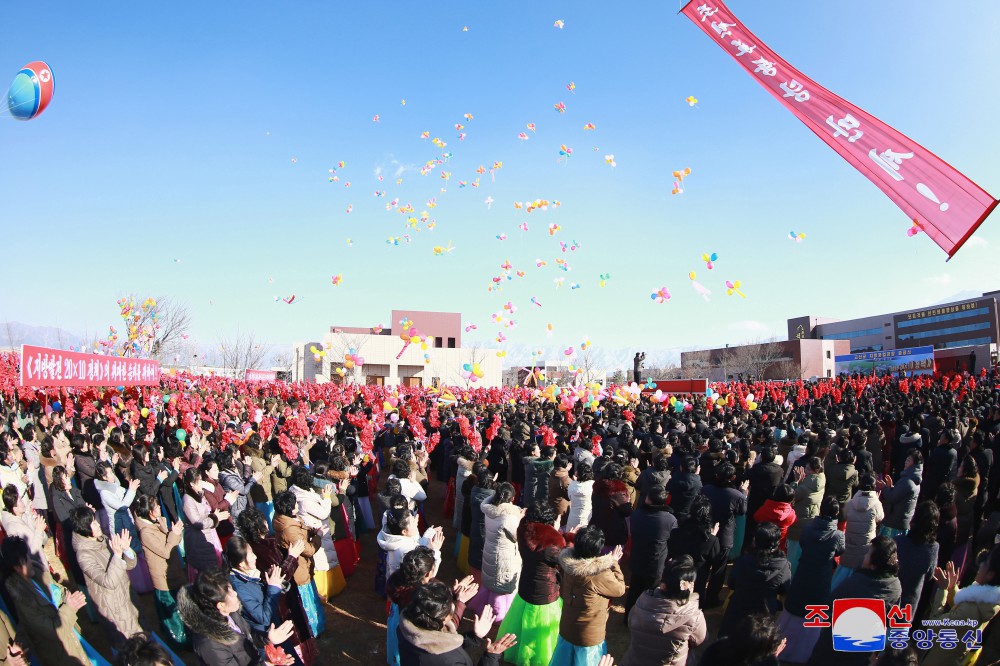 Regional-industry Factories Inaugurated in Kosan County of DPRK