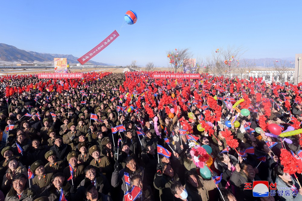 Regional-industry Factories Inaugurated in Kosan County of DPRK