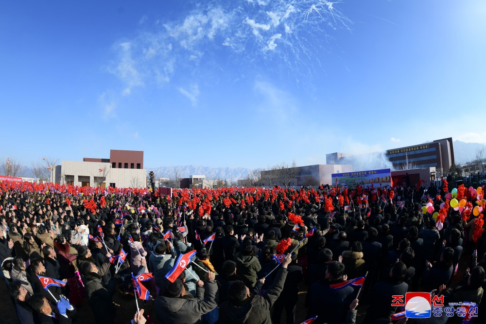 Regional-industry Factories Inaugurated in Kosan County of DPRK