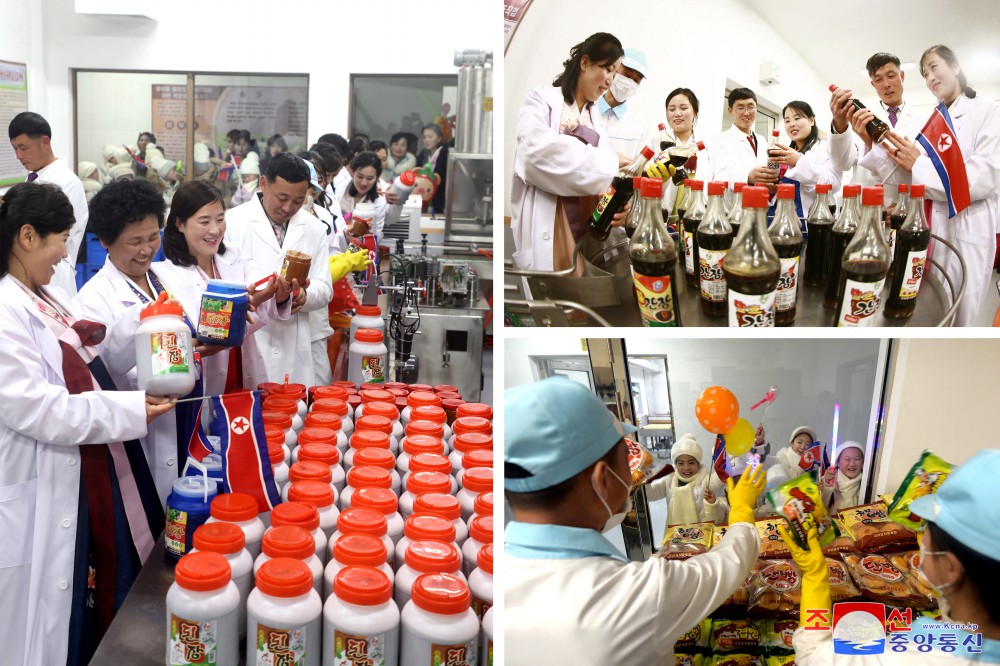 Regional-industry Factories Inaugurated in Kosan County of DPRK