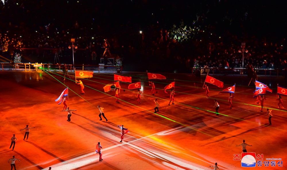 Art Performance in Celebration of Lunar New Year's Day Given in DPRK