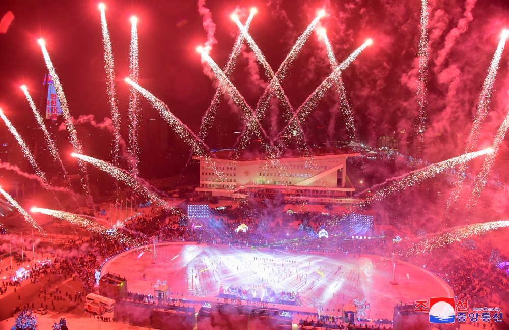 Art Performance in Celebration of Lunar New Year's Day Given in DPRK