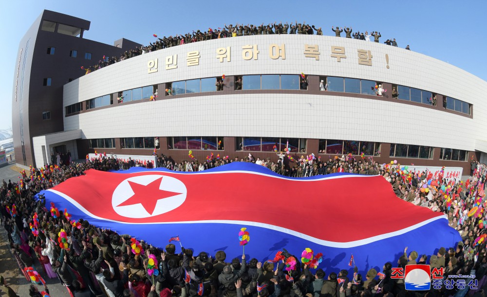 People of Jangphung County, Kaesong Municipality of DPRK Celebrate Inauguration of Regional-Industry Factories