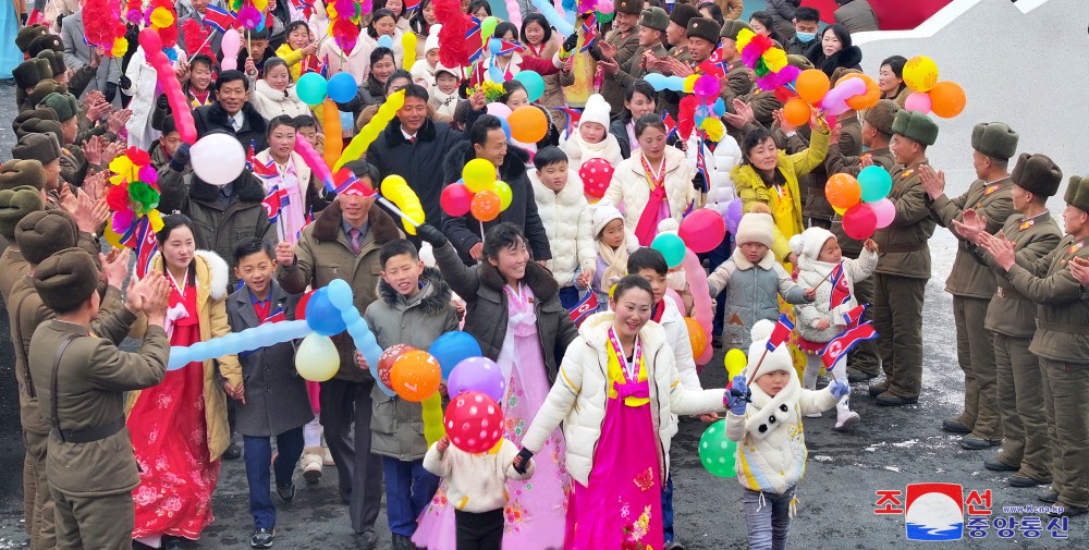 People of Jangphung County, Kaesong Municipality of DPRK Celebrate Inauguration of Regional-Industry Factories