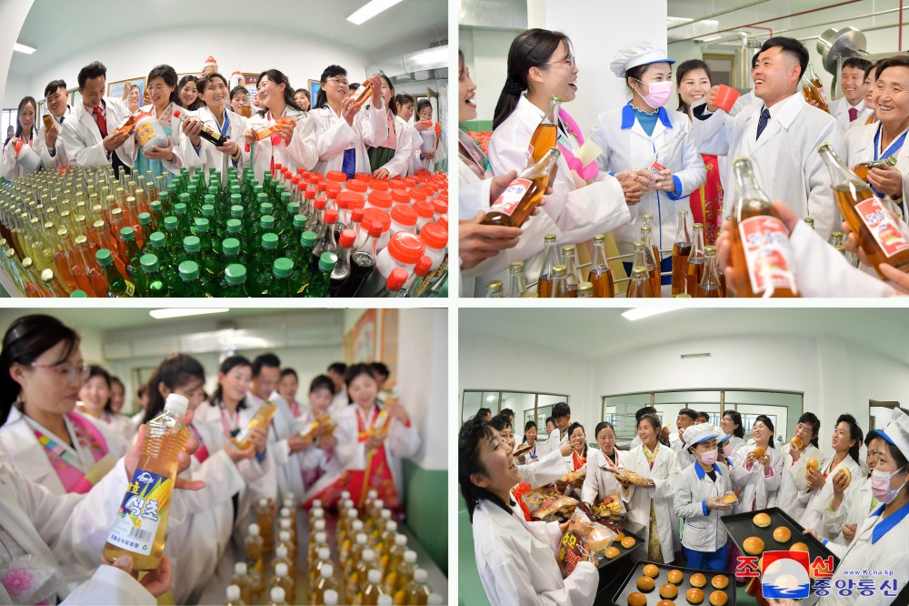 People of Jangphung County, Kaesong Municipality of DPRK Celebrate Inauguration of Regional-Industry Factories