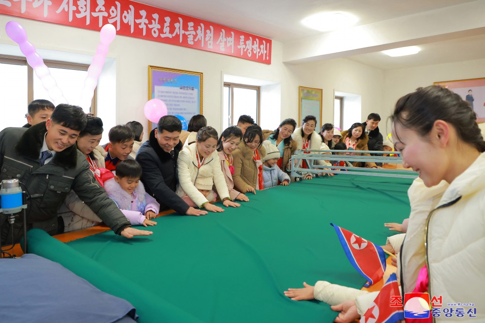 People of Jangphung County, Kaesong Municipality of DPRK Celebrate Inauguration of Regional-Industry Factories