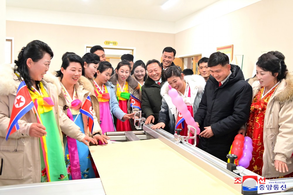 Regional-industry Factories Inaugurated in Kumya County of DPRK