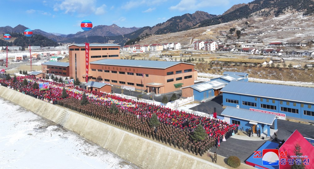 Regional-industry Factories Inaugurated in Tongsin County of DPRK