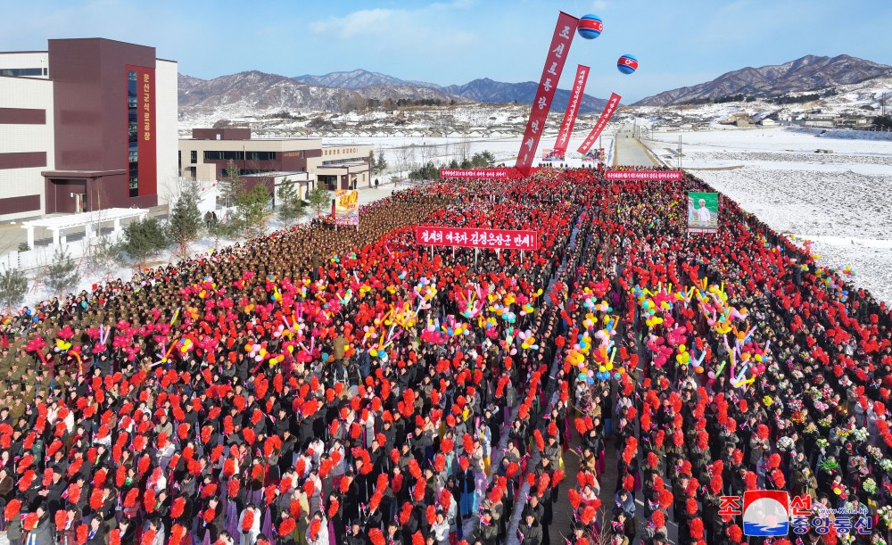 Regional-industry Factories Inaugurated in Unsan County of DPRK