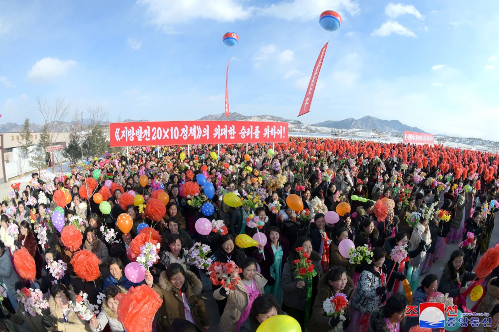 Regional-industry Factories Inaugurated in Unsan County of DPRK