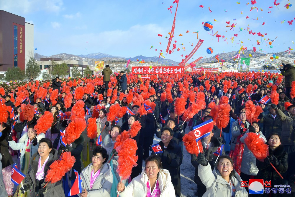 Regional-industry Factories Inaugurated in Unsan County of DPRK