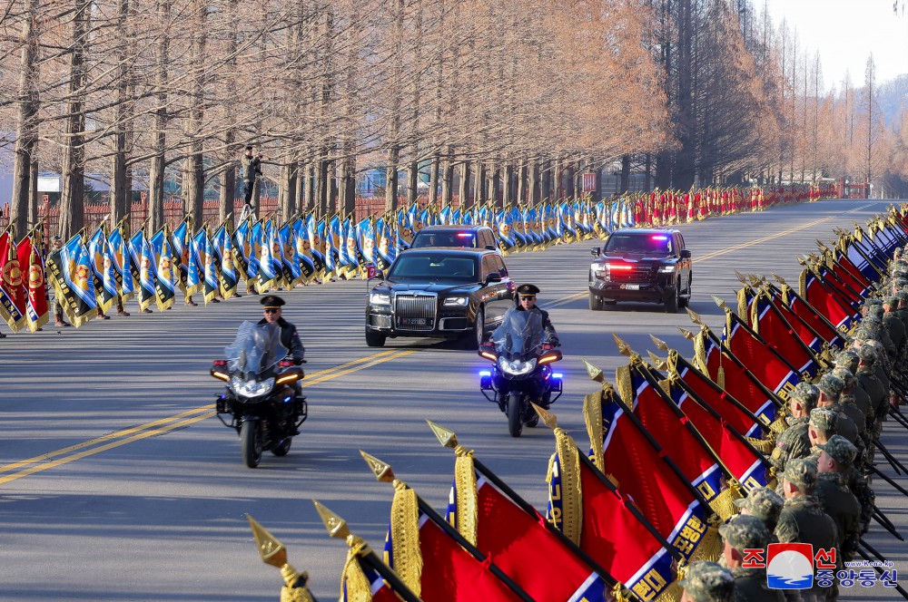 Respected Comrade Kim Jong Un Pays Congratulatory Visit to Ministry of National Defence on Day of KPA Founding