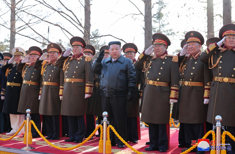 Respected Comrade Kim Jong Un Pays Congratulatory Visit to Ministry of National Defence on Day of KPA Founding