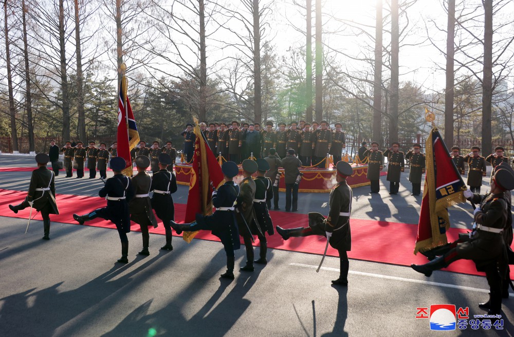 Respected Comrade Kim Jong Un Pays Congratulatory Visit to Ministry of National Defence on Day of KPA Founding