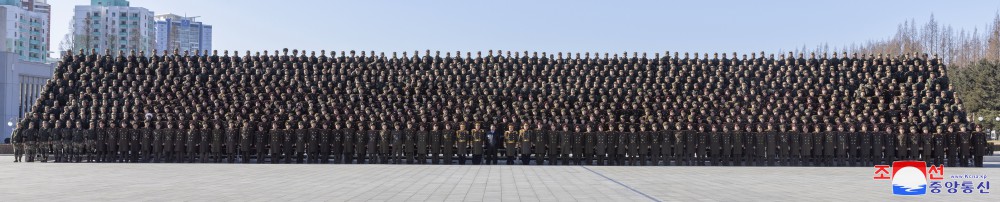 Respected Comrade Kim Jong Un Pays Congratulatory Visit to Ministry of National Defence on Day of KPA Founding