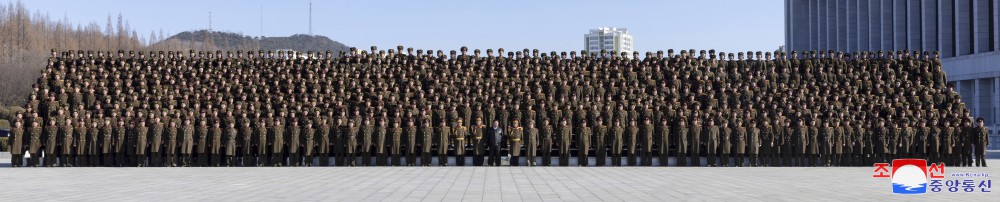 Respected Comrade Kim Jong Un Pays Congratulatory Visit to Ministry of National Defence on Day of KPA Founding