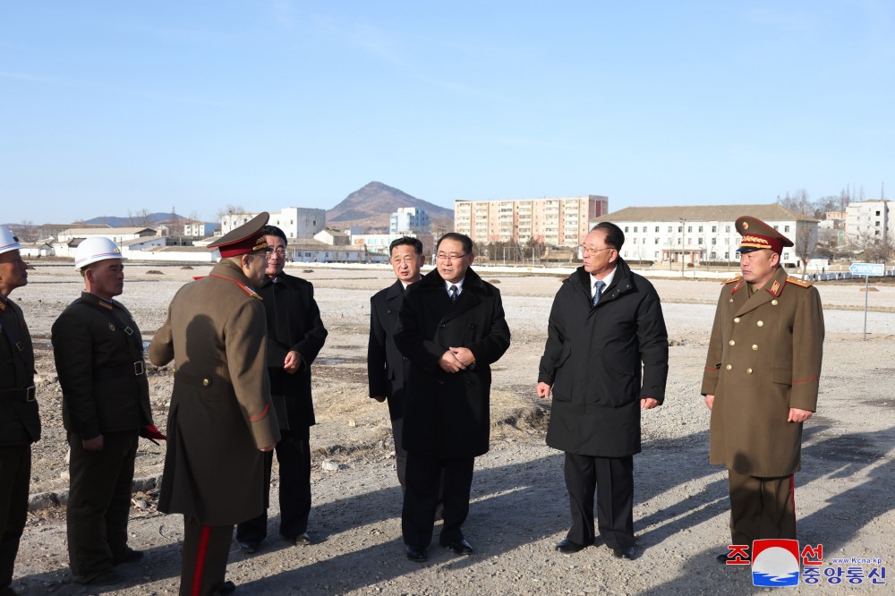 Groundbreaking Ceremony of Regional-Industry Factories and Hospital Held in Ryonggang County of DPRK