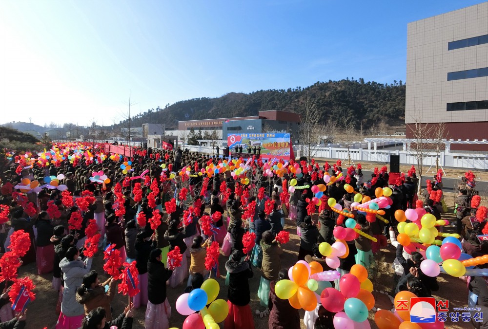 Regional-industry Factories Inaugurated in Ichon County of DPRK