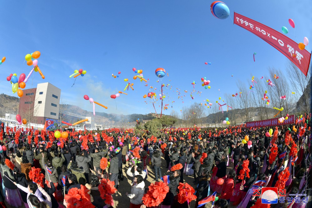 Regional-industry Factories Inaugurated in Ichon County of DPRK