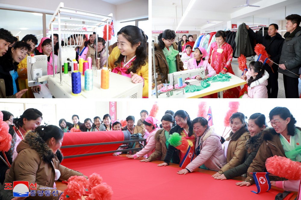 Regional-industry Factories Inaugurated in Ichon County of DPRK