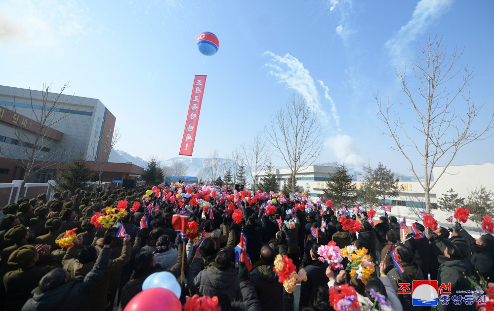 Regional-industry Factories Inaugurated in Kim Hyong Jik County of DPRK with Splendor