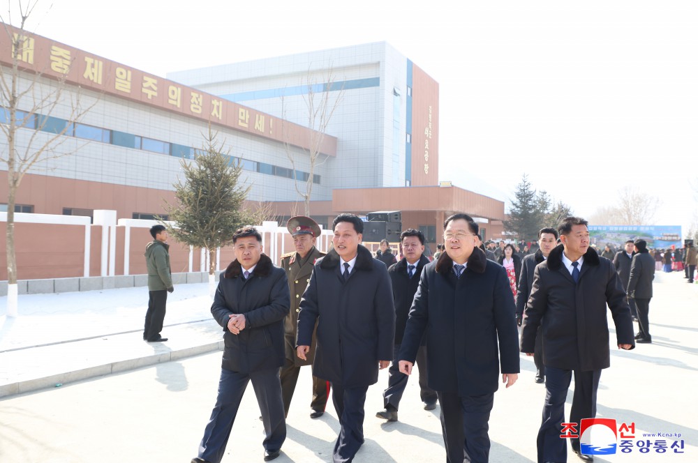 Regional-industry Factories Inaugurated in Kim Hyong Jik County of DPRK with Splendor